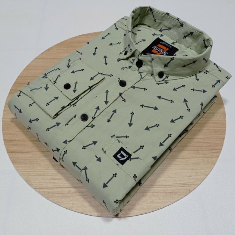 KEMEJA PRINTING LENGAN PANJANG KEMEJA MOTIF LENGAN PANJANG KEMEJA PRIA LENGAN PANJANG