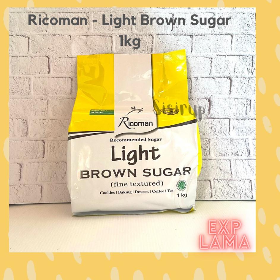 

ⅎ Light Brown Sugar Ricoman 1 KG / Light Ricoman ♪