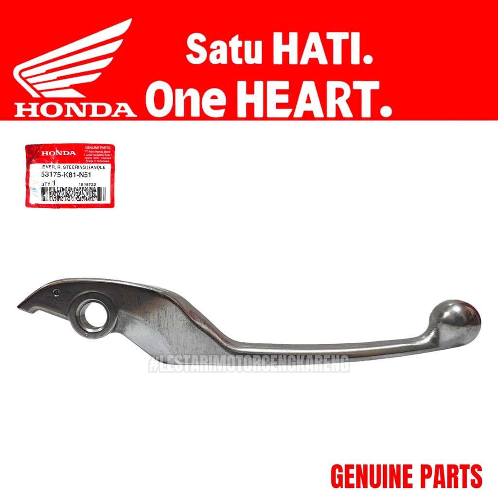 HANDLE REM KANAN SCOOPY K93 BEAT STREET K81 K1A 53175-K81-N51 ORI AHM