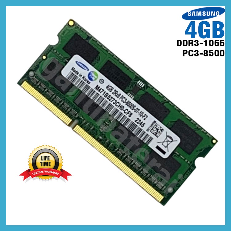 Ram Laptop DDR3 4GB 8500 PC3-8500 1066 Mhz New