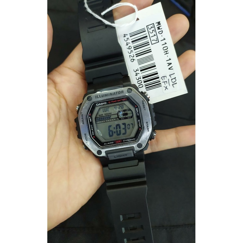 Jam Tangan CASIO MWD-110H-1AV/  MWD-110H-8BV Original