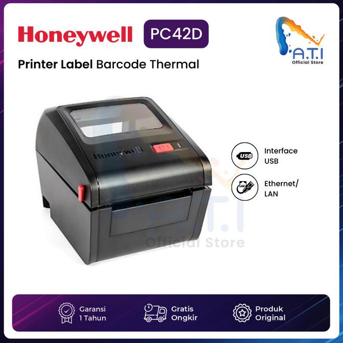 

HONEYWELL PC42D Printer Sticker Label Barcode USB + Ethernet PC-42D