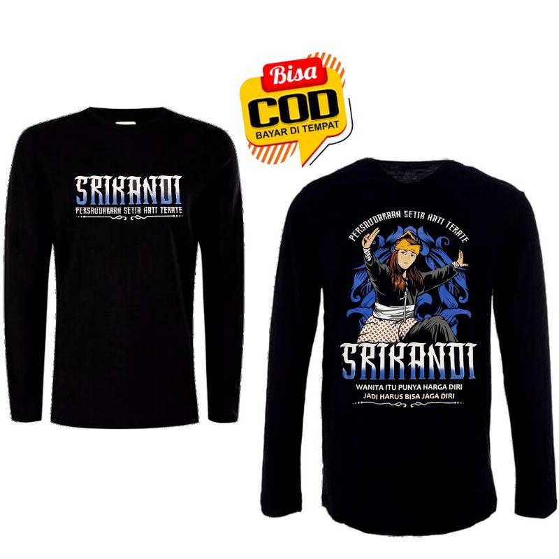 KAOS SRIKANDI TERBARU | KAOS PSHT SRIKANDI SABLON LENGAN PANJANG | KAOS PSHT SIMPEL | KAOS PSHT SRIK