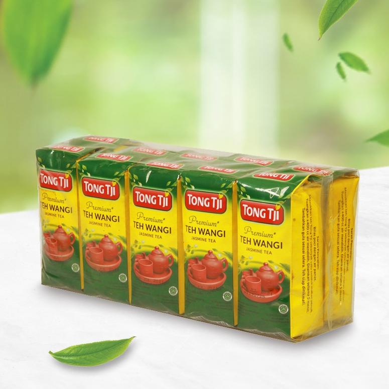 

Voucher BRAND 3.3 Tong Tji Premium Jasmine Tea ( Teh Seduh ) Per slop ( 10pack isi 50gram ) Lebih Hemat