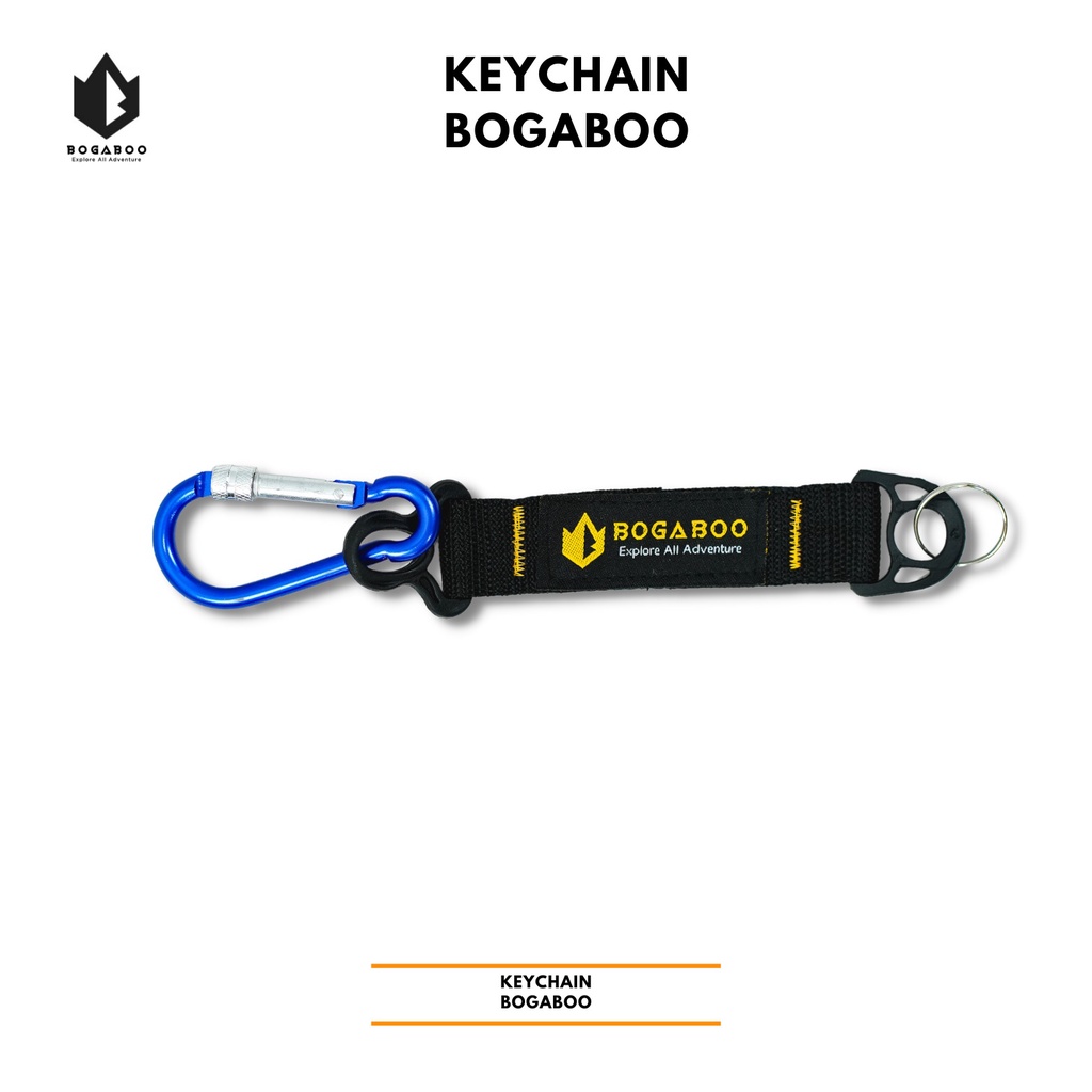 Gantungan Kunci Bogaboo - KEY CHAIN Carabiner - Gantungan Kunci Mobil Motor Sepeda Rumah  - Souvenir Aksesoris