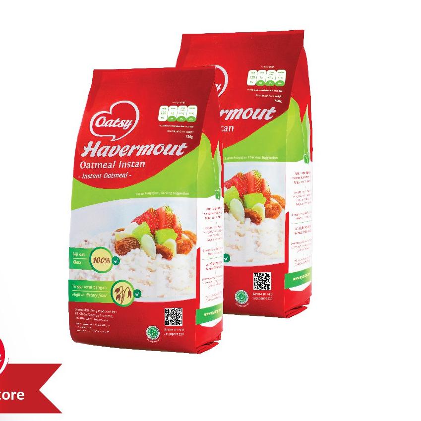 

❈ OATSY Oatmeal Instant 750g (Double Pack) ✳