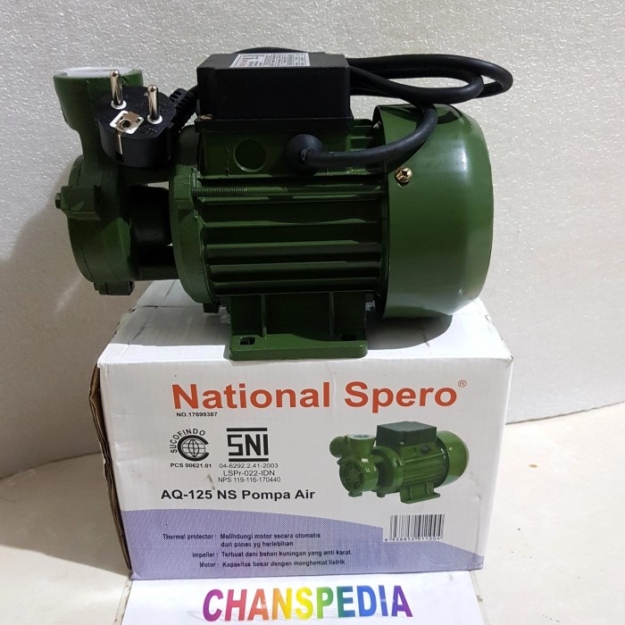 Pompa National SPERO AQ-125 NS/POMPA PENDORONG / POMPA MINI/POMPA DB