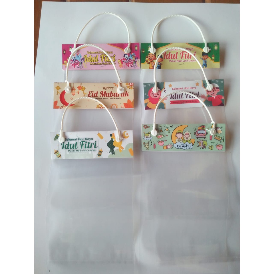 PLASTIK SNACK LEBARAN/ TAS SNACK LEBARAN/ PLASTIK HAMPERS LEBARAN / ANGPAO LEBARAN