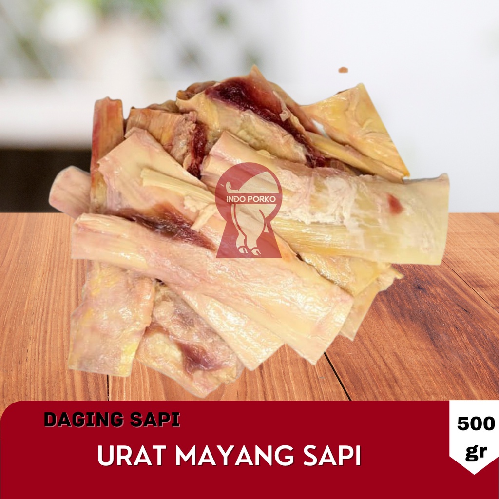 

Tendon Urat Ligamentum Beef / Daging Urat Mayang Sapi