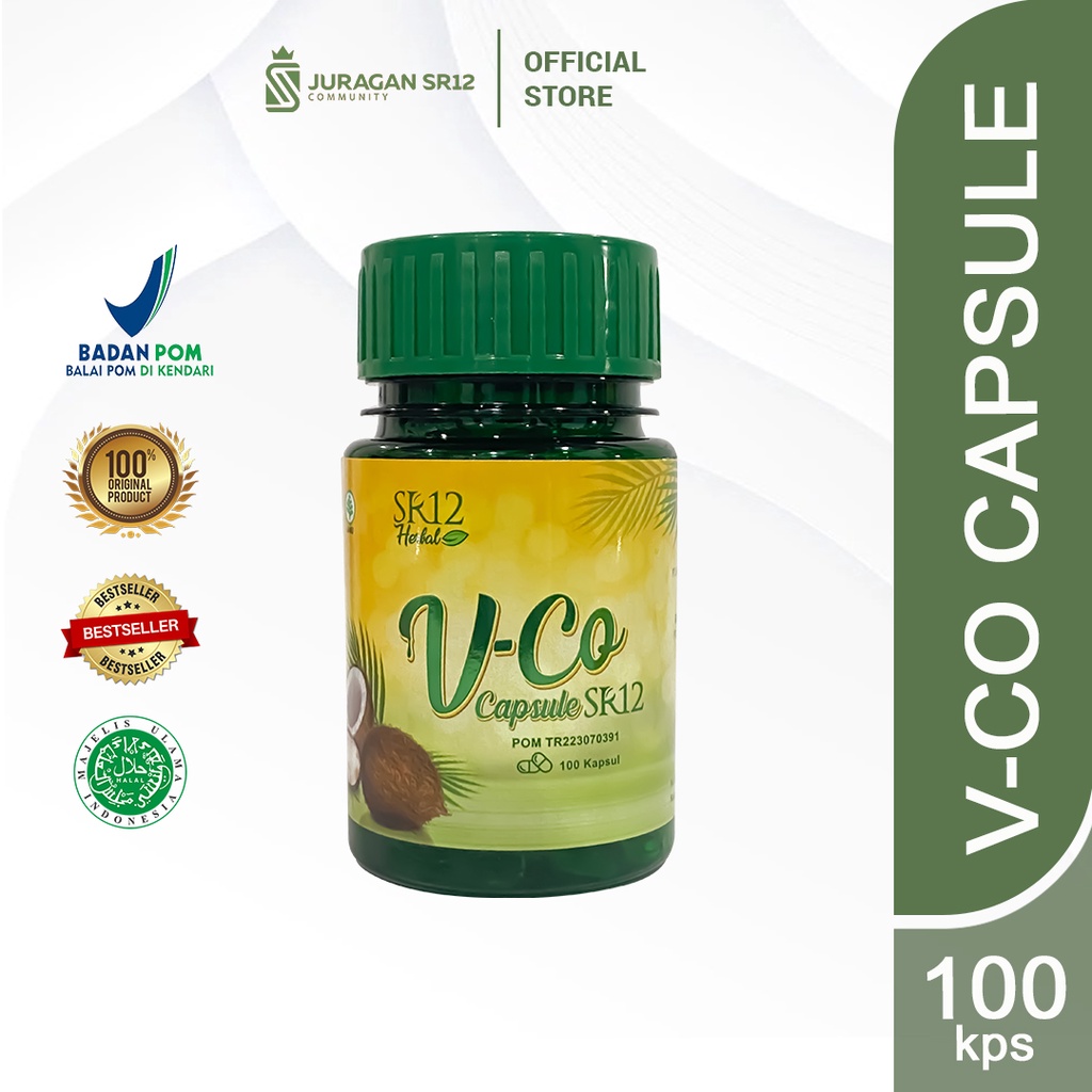 Jual Sr Vco Kapsul Minyak Kelapa Murni Virgin Coconut Oil