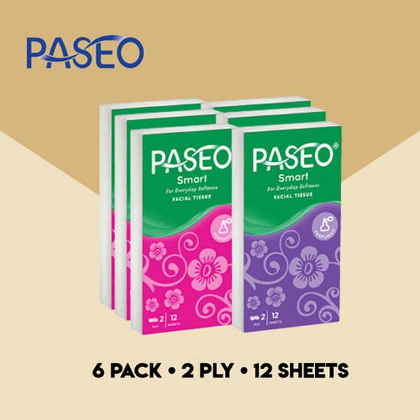 Tissue Paseo Smart Hanky 12 Sheets X 6 PCS_Cerianti