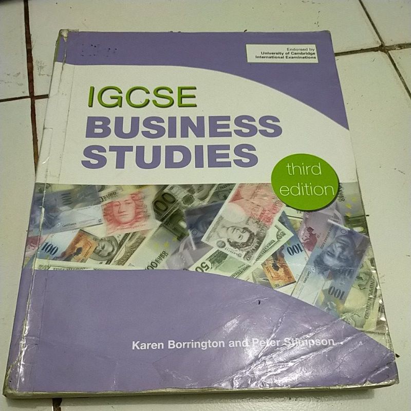 ORIGINAL IGCSE BUSINESS STUDIES