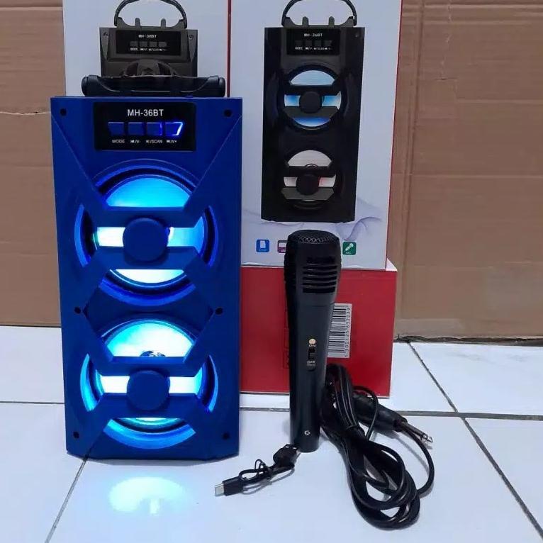 ☝ SPEAKER BLUETOOTH KARAOKE MH-36BT PLUS MIC/SALON AKTIF/SPEAKER KARAOKE MH36BT-MH38BT/SALON KARAOKE