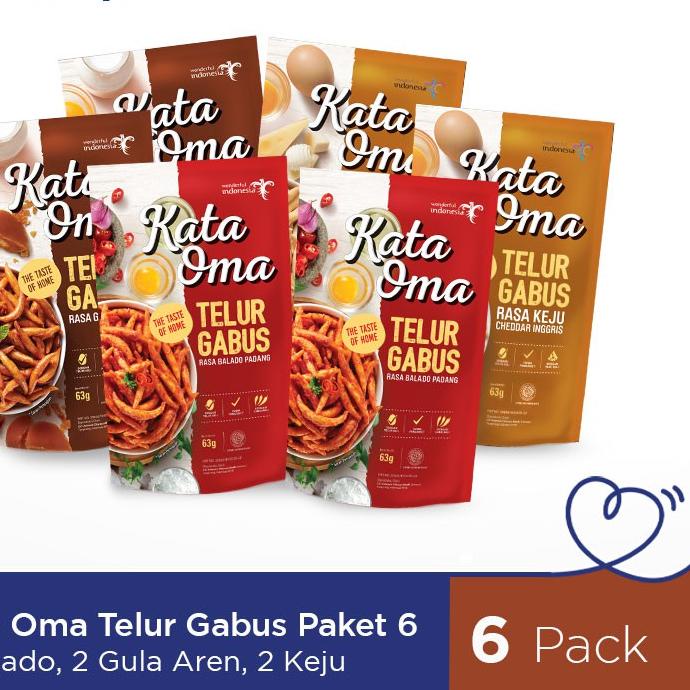 

♥ Kata Oma Telur Gabus Paket 6 ✴