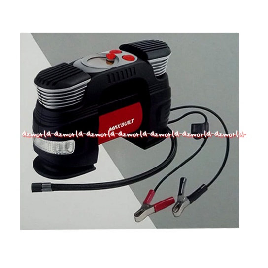 Maxbuilt Portable Tire Inflator Kompressor Electric Pompa Ban Mobil Digital Portable DC12v Dengan Lampu Senter Max Built Tire Pump