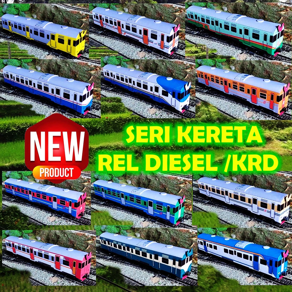 Kereta Api Indonesia Seri KRD (Handmade)