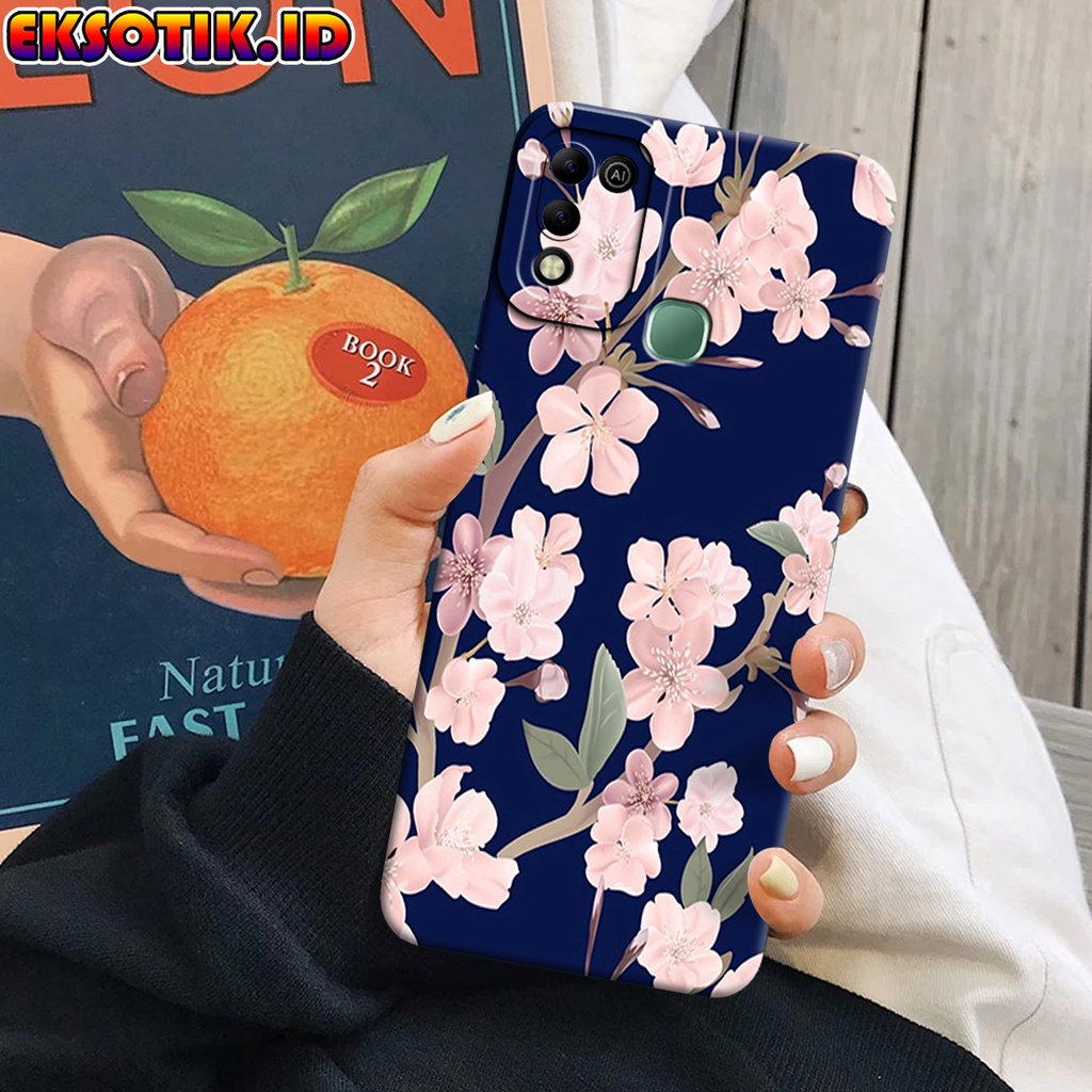 Case INFINIX HOT 10 PLAY 11 PLAY - Eksotik.id - Casing INFINIX HOT 10 PLAY 11 PLAY - Case BUNGA - Sk
