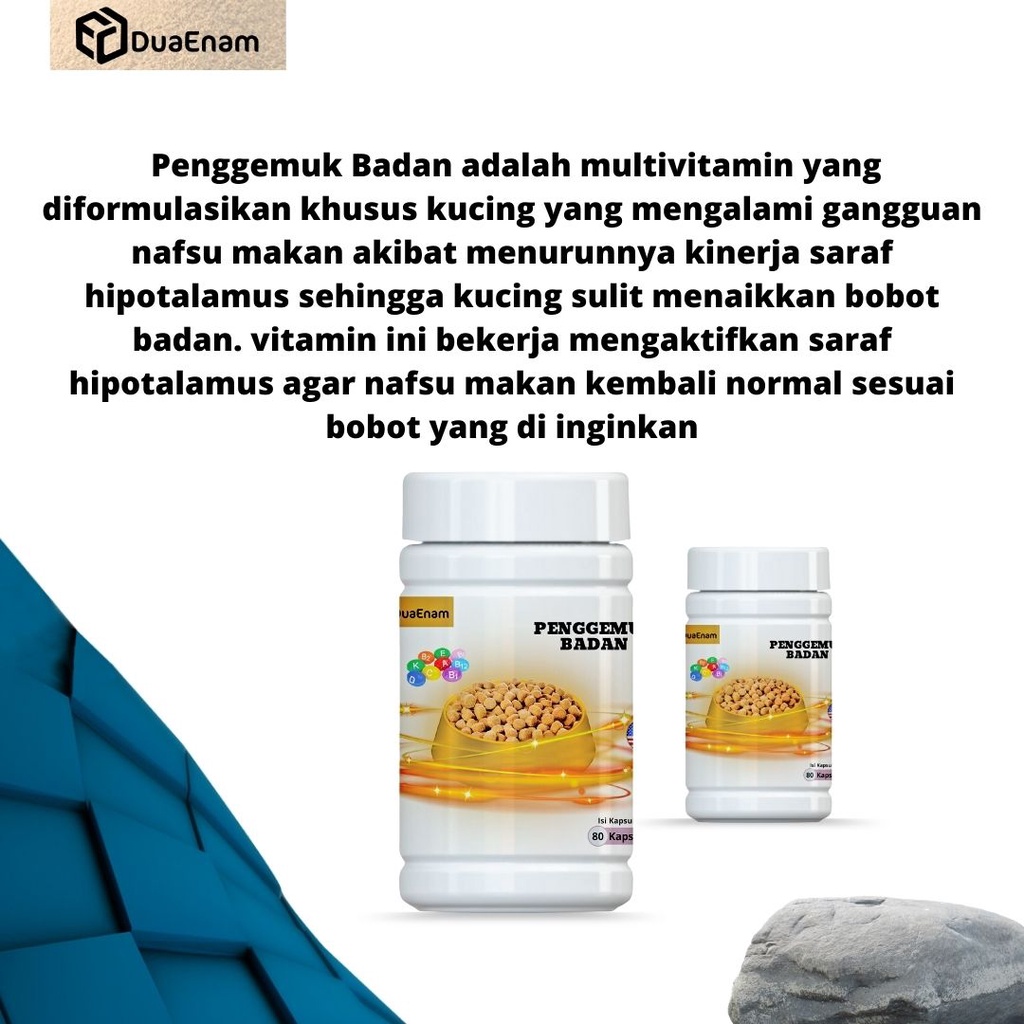 Vitamin kucing nafsu makan Penggemuk badan kucing  super gimbul DuaEnam