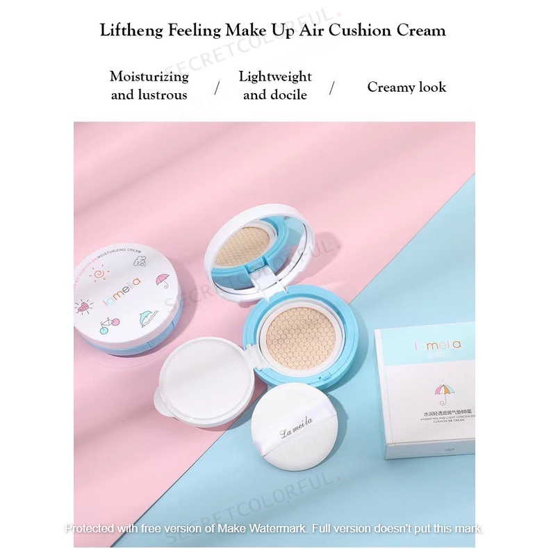 LAMEILA bb cushion HYDRATING AND LIGHT CONCEALER BB CREAM MOISTURIZING KRIM PELEMBAB WAJAH~SECRETCOLORFUL