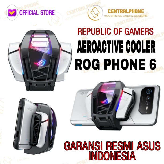 Moga Rog Phone 6 Aeroactive Cooler Rog Phone 6 Garansi Resmi Asus Indonesia