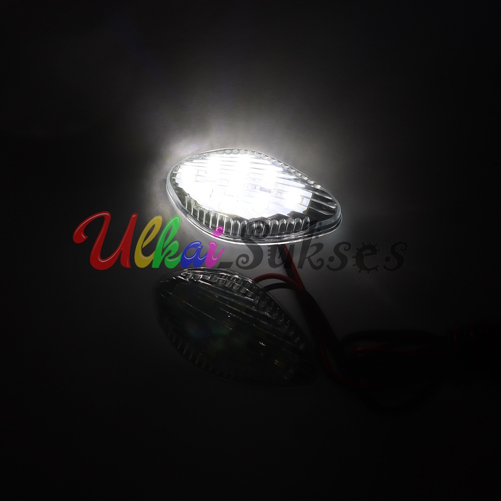 Lampu Sen New Variasi LED Sen Oval Universal Murah Laris Lampu Variasi Motor Lampu Fariasi Motor Lampu Sen Motor Variasi Lampu Sen Variasi Lampu Motor Custom