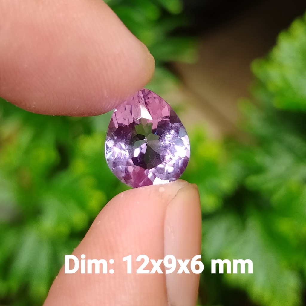 BATU KRISTAL KECUBUNG UNGU KALIMANTAN ASLI cek batu lainnya jenis ruby wulung bacan akik zamrud kati