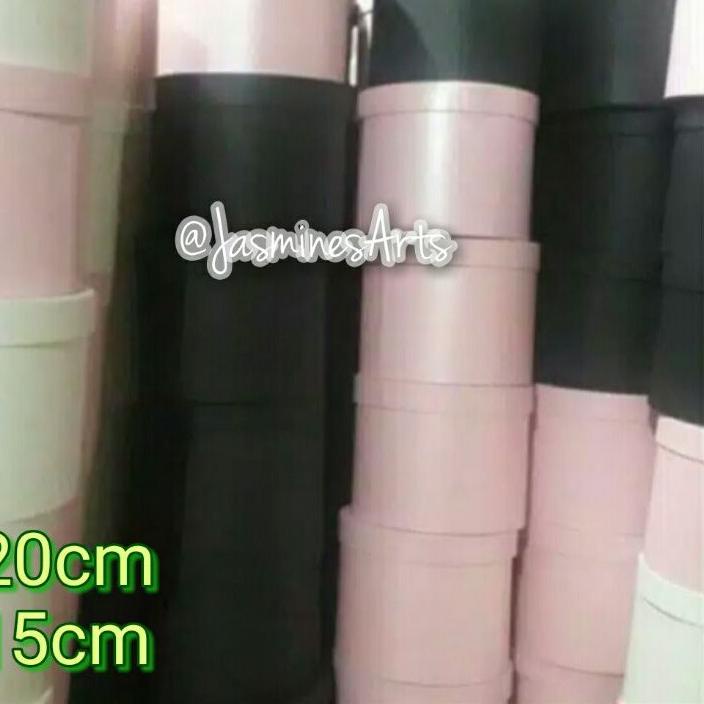 

12.12 SALE Gift Box / Box Bulat / Round Flower Box / Bloom Box / Box Bunga D20 T15 grosir