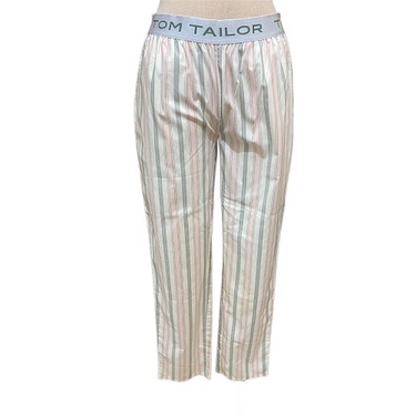 Celana Panjang Wanita . Motif garis , cotton viscose spdx , sisa export