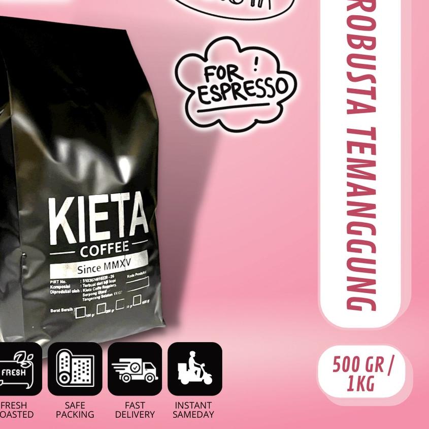 

☝ Biji Kopi Espresso Robusta Temanggung untuk Kopi Susu 1kg ☝