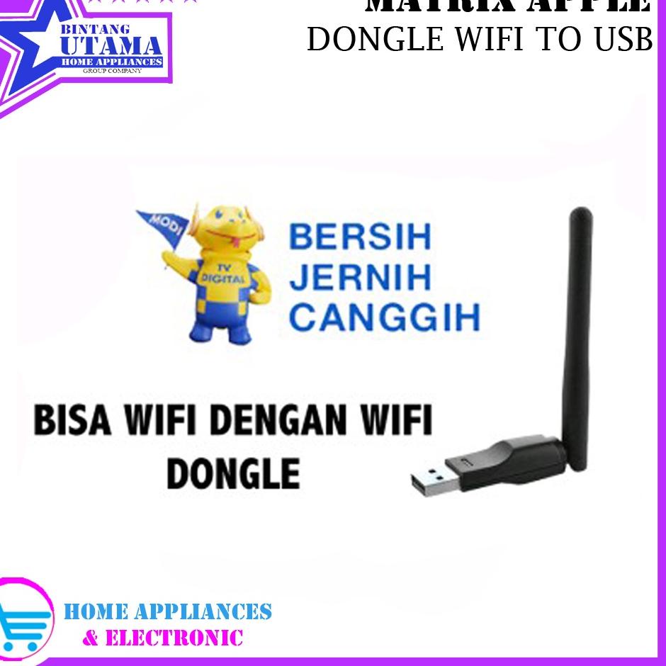 Grosiran Murah MATRIX DONGLE WIFI / USB DONGLE WIFI MATRIX / WIFI DONGLE SET TOP BOX DVB T2 MATRIX A