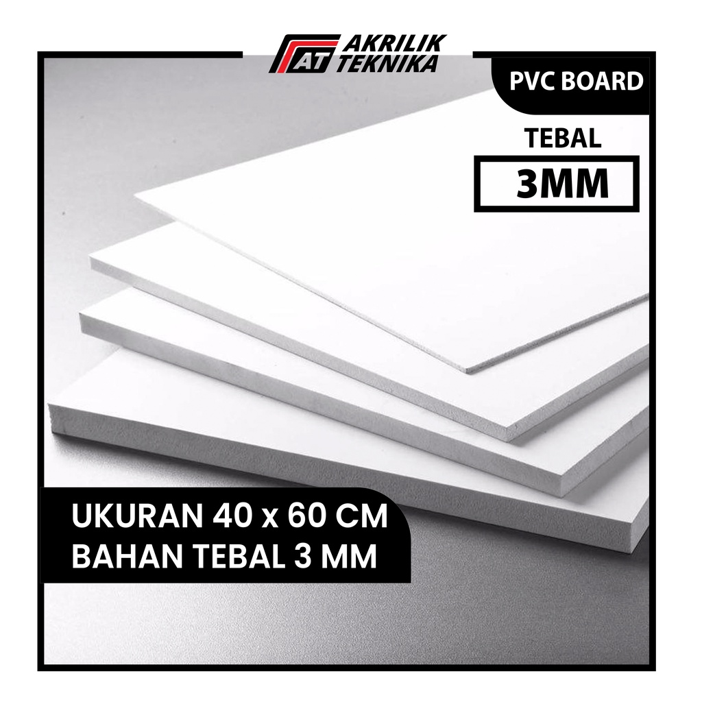 PVC BOARD / PVC FOAM BOARD 3MM 40X60CM / PVC 40 X 60 CM