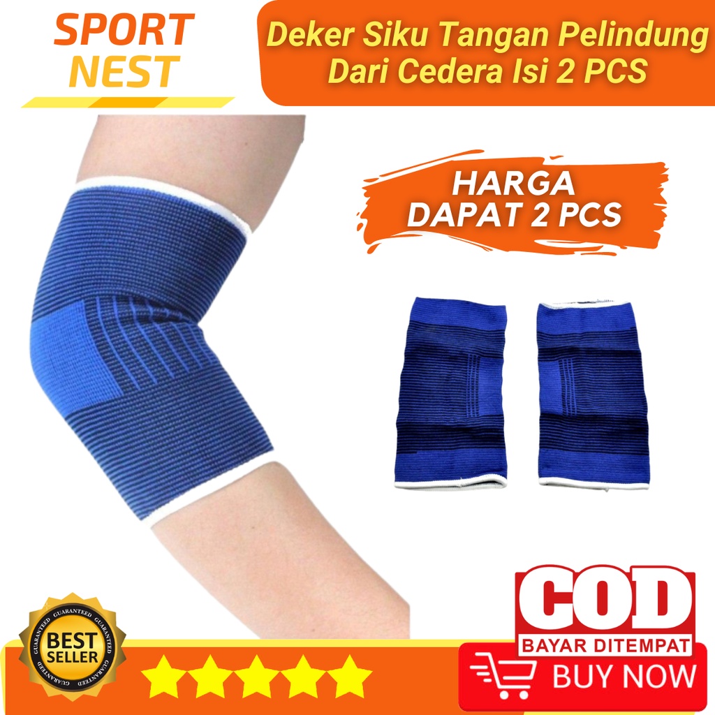 Deker Tangan Alat Olahraga Tangan Deker Siku Tangan Olahraga Outdoor Deker Volly Voli Alat Terapi Ta