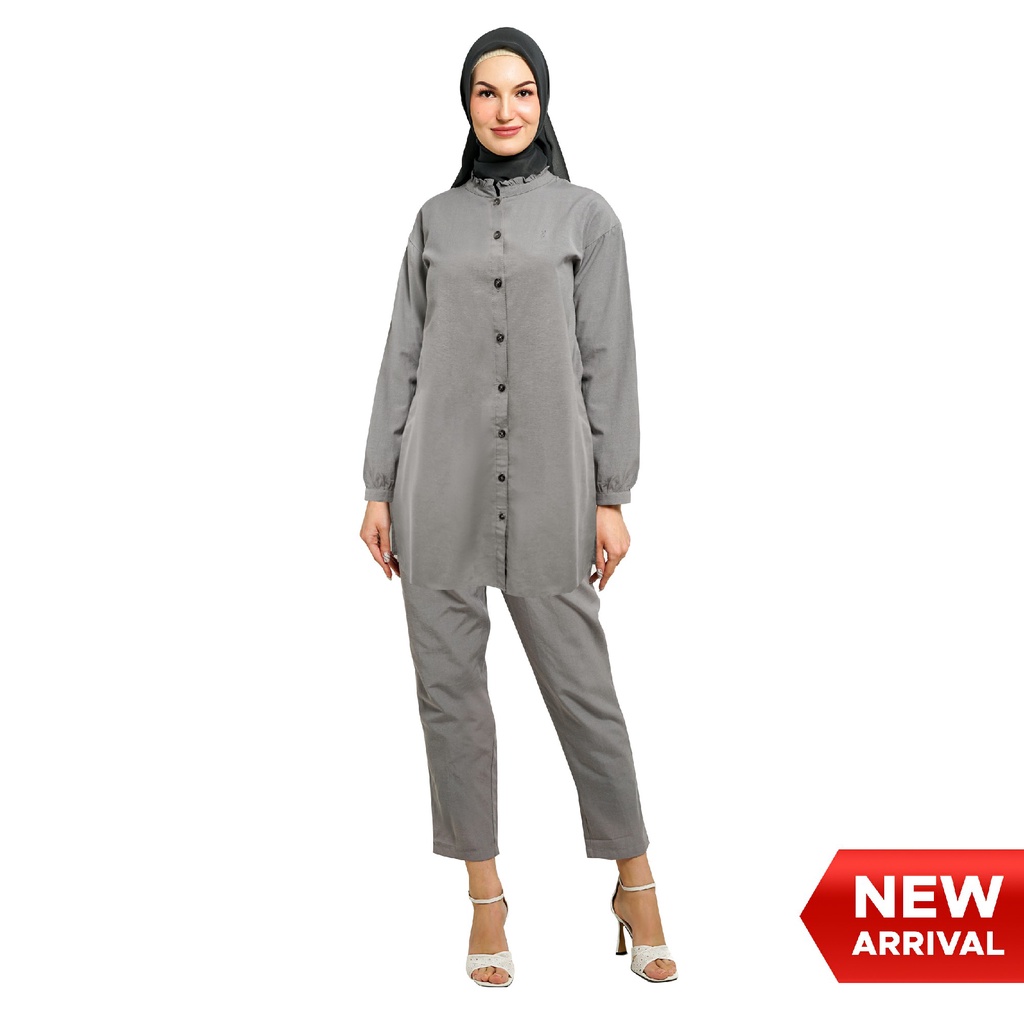Cressida Gamis Wanita Gray - LLDSL.JB822G