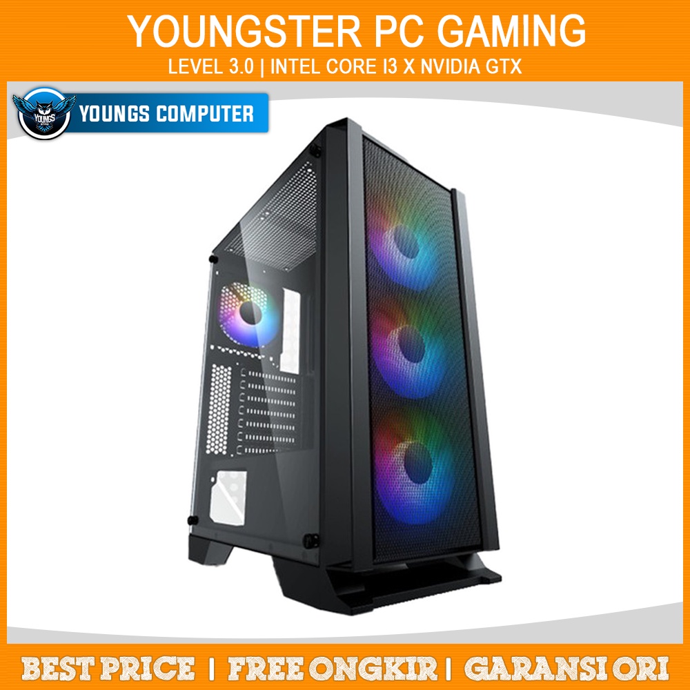 YOUNGSTER PC GAMING | Level 3.0 | Intel Core i3 x Nvidia GTX