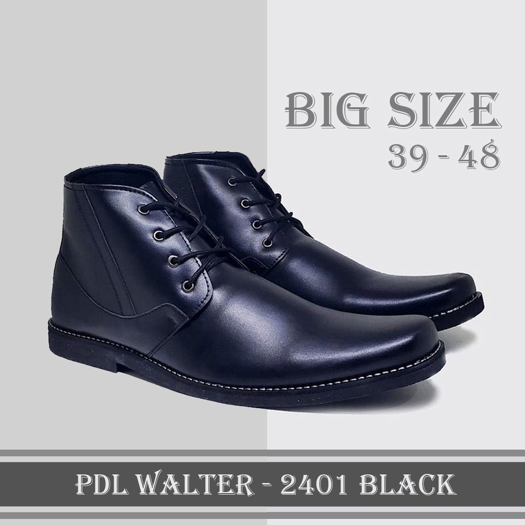 MAXLEONEL X ZAGIB | Sepatu Pria Big Size Boot Pantofel Kulit Asli Pdh Formal Ukuran Jumbo Besar