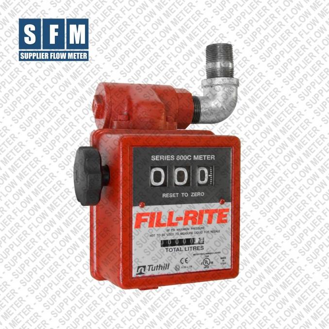 Flow Meter 1 Inch Fill-Rite 800 C - Flow Meter Fill-Rite 800 C 1"