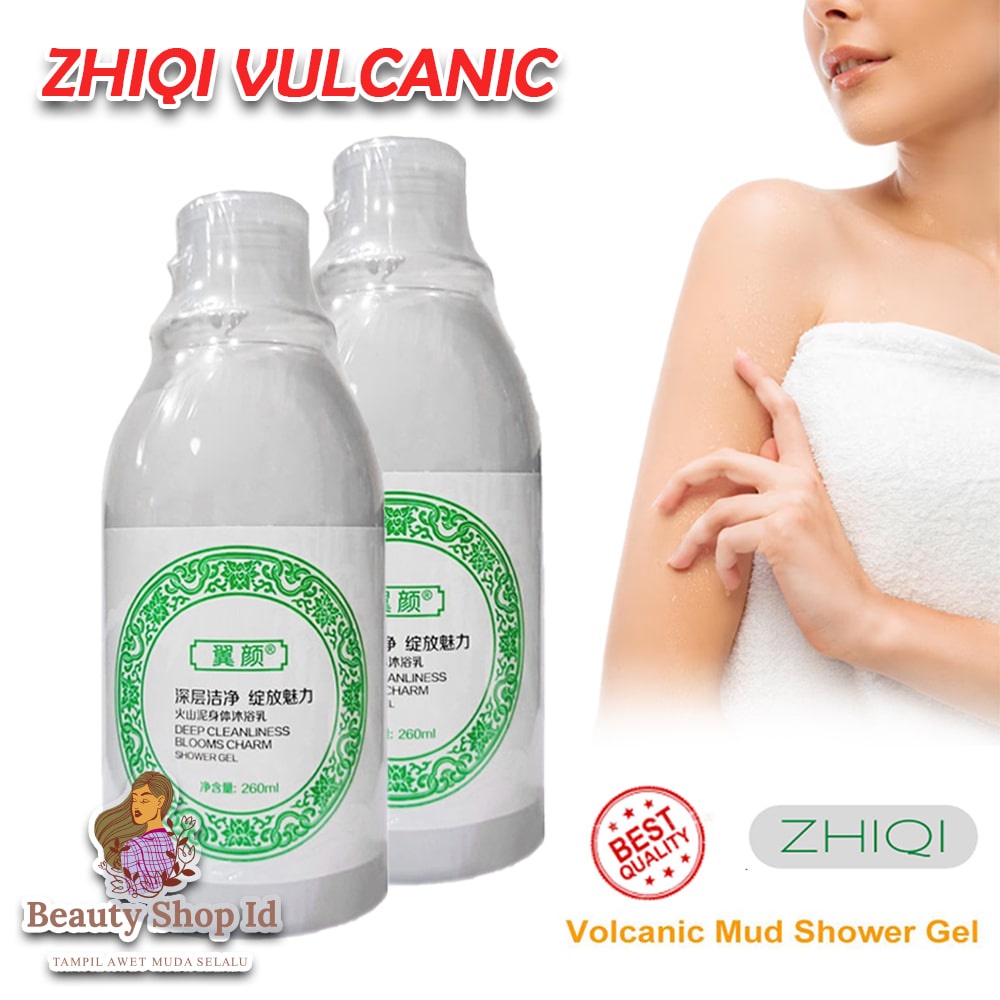 beauty jaya - Zhiqi sabun whitening lumpur vulkanik baisisi 260ml sabun lumpur pemutih badan