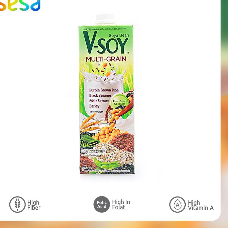 

《packingaman》 V-Soy Soya Bean Milk Multi Grain 1 Liter