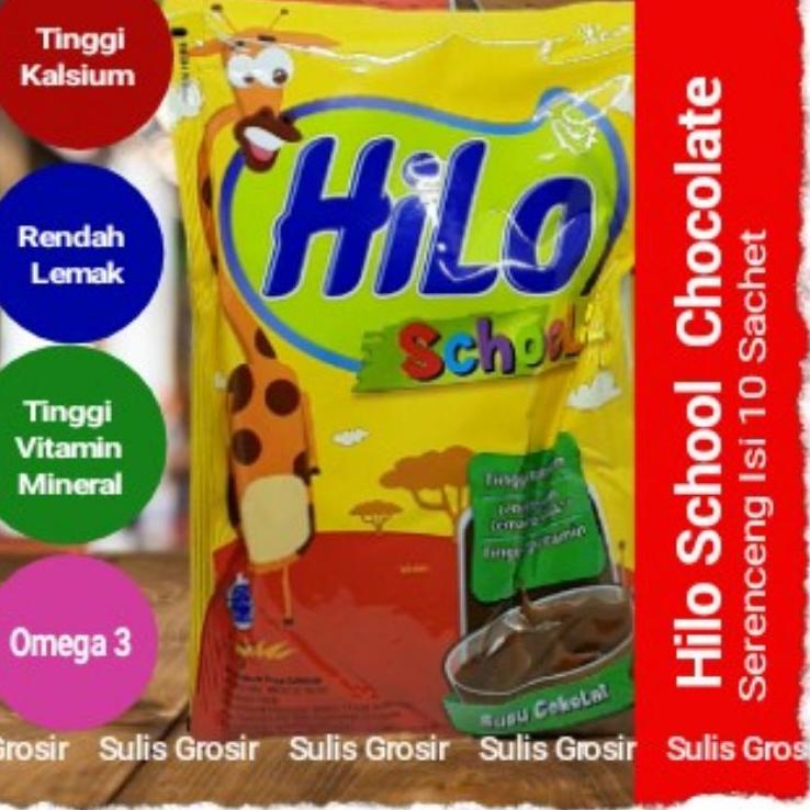 

✨Grosir✨ Hilo School Coklat 1 Renceng Isi 10 Sachet x 30gr serbuuu !