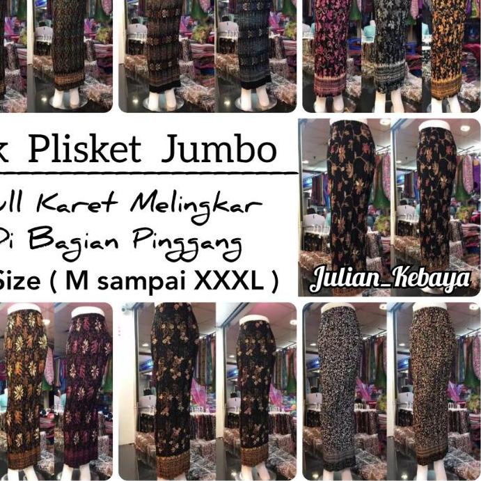 ➬ ROK PLISKET BATIK MODERN JUMBO / ROK WISUDA / ROK KEBAYA BATIK MODERN / ROK SERUT / ROK BATIK JUMB