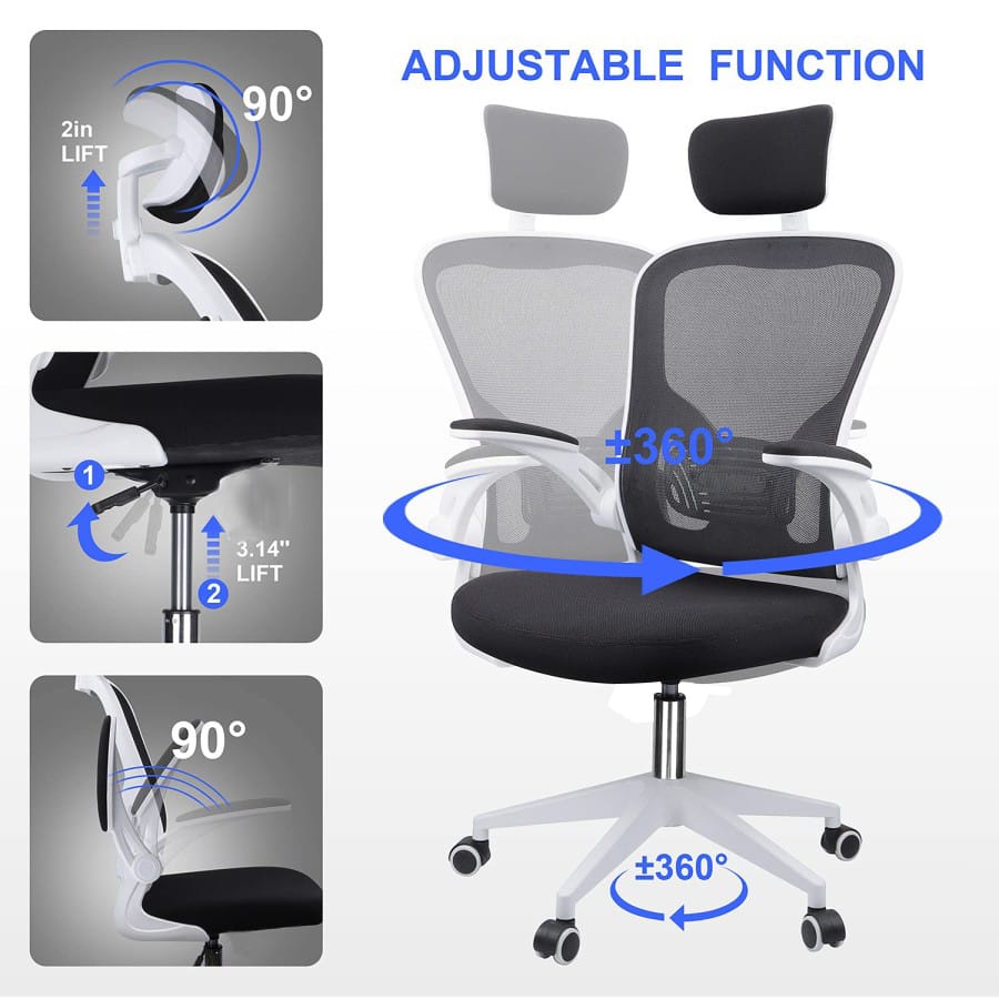 BEDECK Kursi Kantor Staff Office Working Chair Kursi Gaming