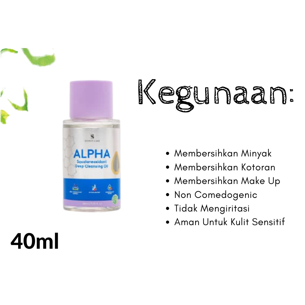 SOMETHINC Alpha Squalaneoxidant Deep Cleansing Oil 40ml