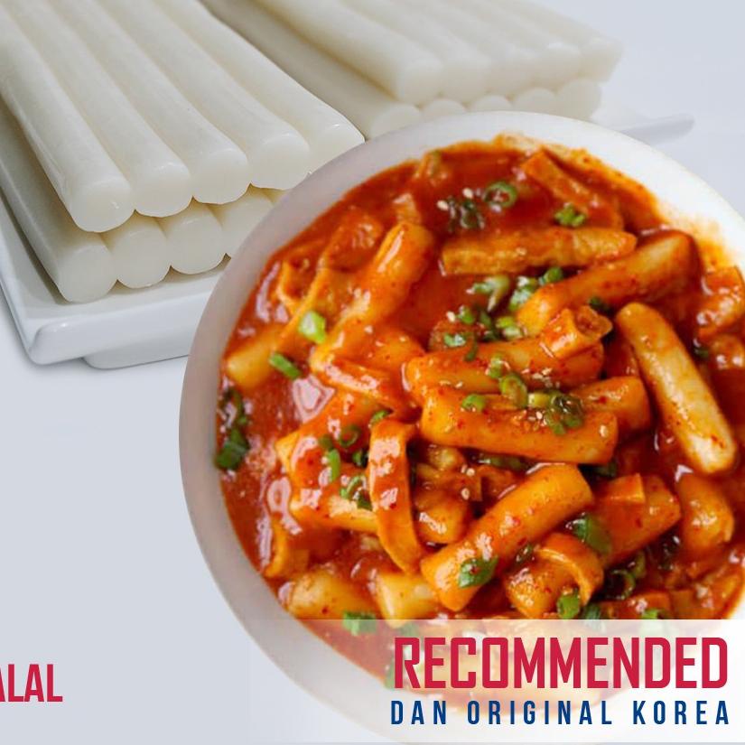 

◌ TTEOKBOKKI 200 GR + SAUCE FRESH SAMWON - TTEOK TOPOKKI TOKPOKI KOREAN FOOD RICE CAKE KUE BERAS KOREA ➲