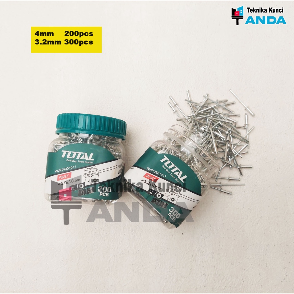 Mata Rifet Total 4mm 3,2mm - Rifet - Ripet -Mata Rivet