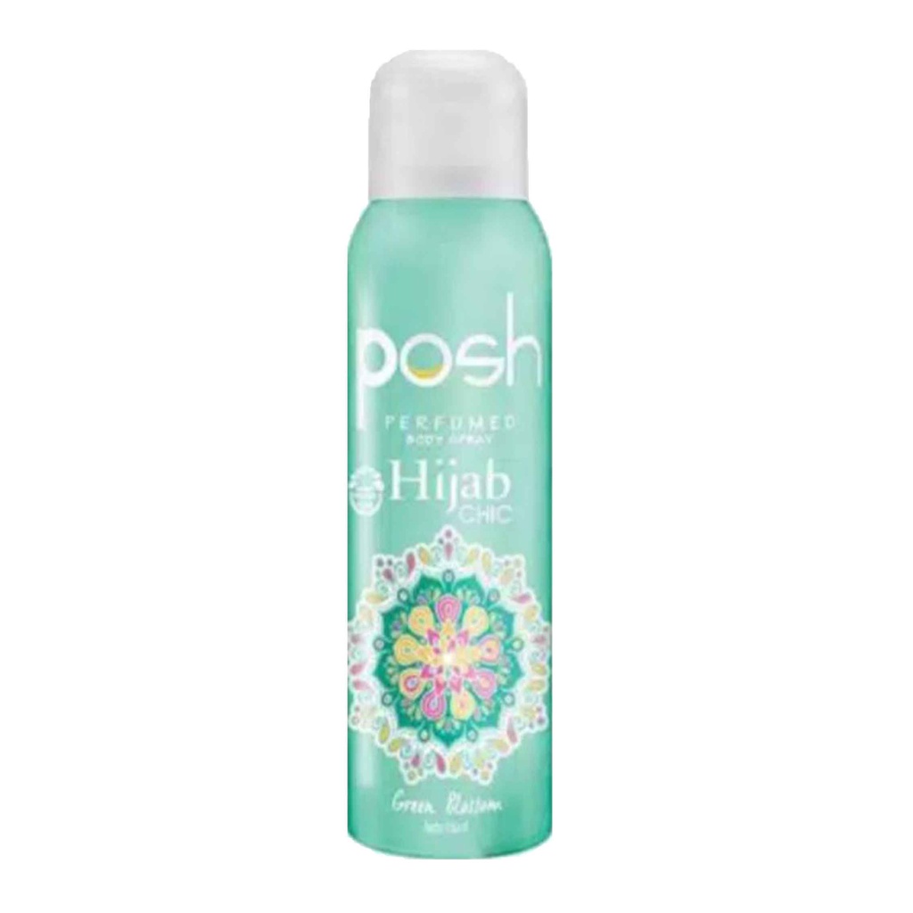 Posh Perfumed/ Body Spray Hijab Chic / Minyak Wangi Green Blossom/150ml