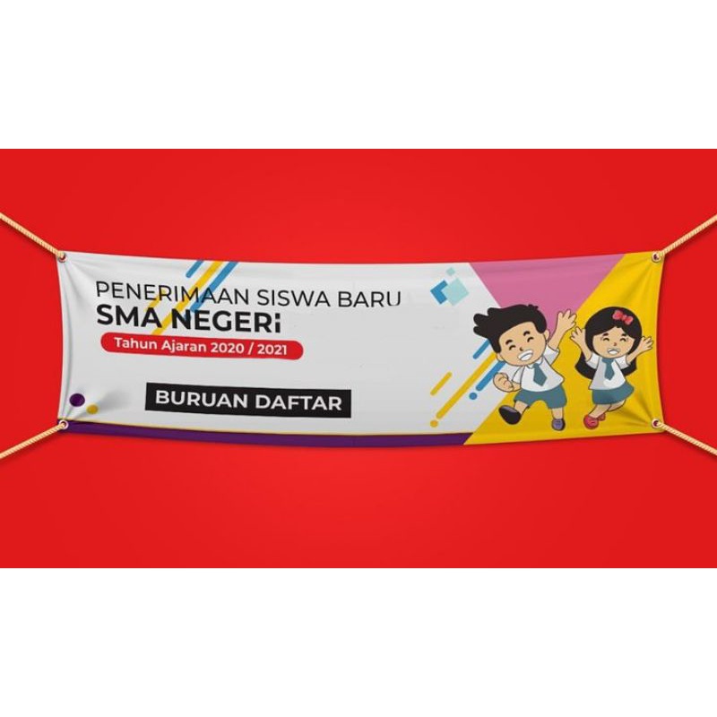 Spanduk Baner / Spanduk Custom / Spanduk Free Desain
