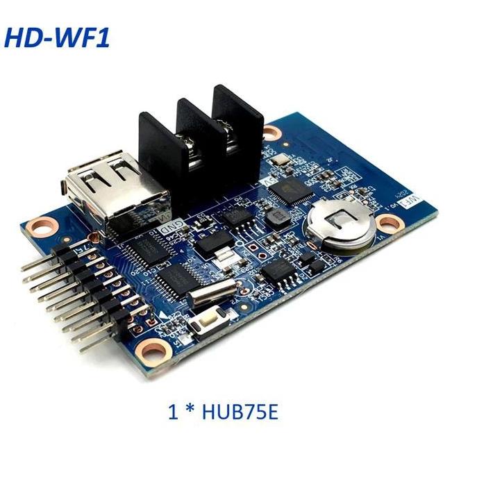 ★ Controller Huidu HD-WF1 HD WF1 WifI RGB Full Color Panel Module Modul LED P10 Running Text ♠