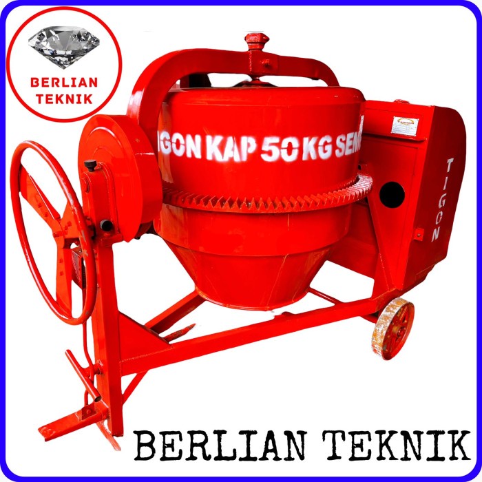 Beton Molen Concrete Mixer Semen Tigon 500 Liter