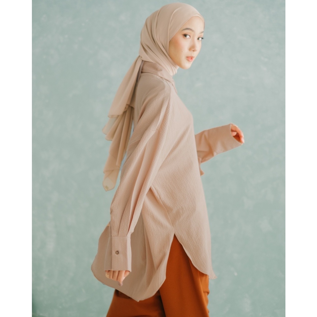 Myrubylicous LAEKA SHIRT KODE G 314 | SHIRT | KEMEJA WANITA | KEMEJA LENGAN PANJANG | KEMEJA CRINCLE | KEMEJA OVERSIZED