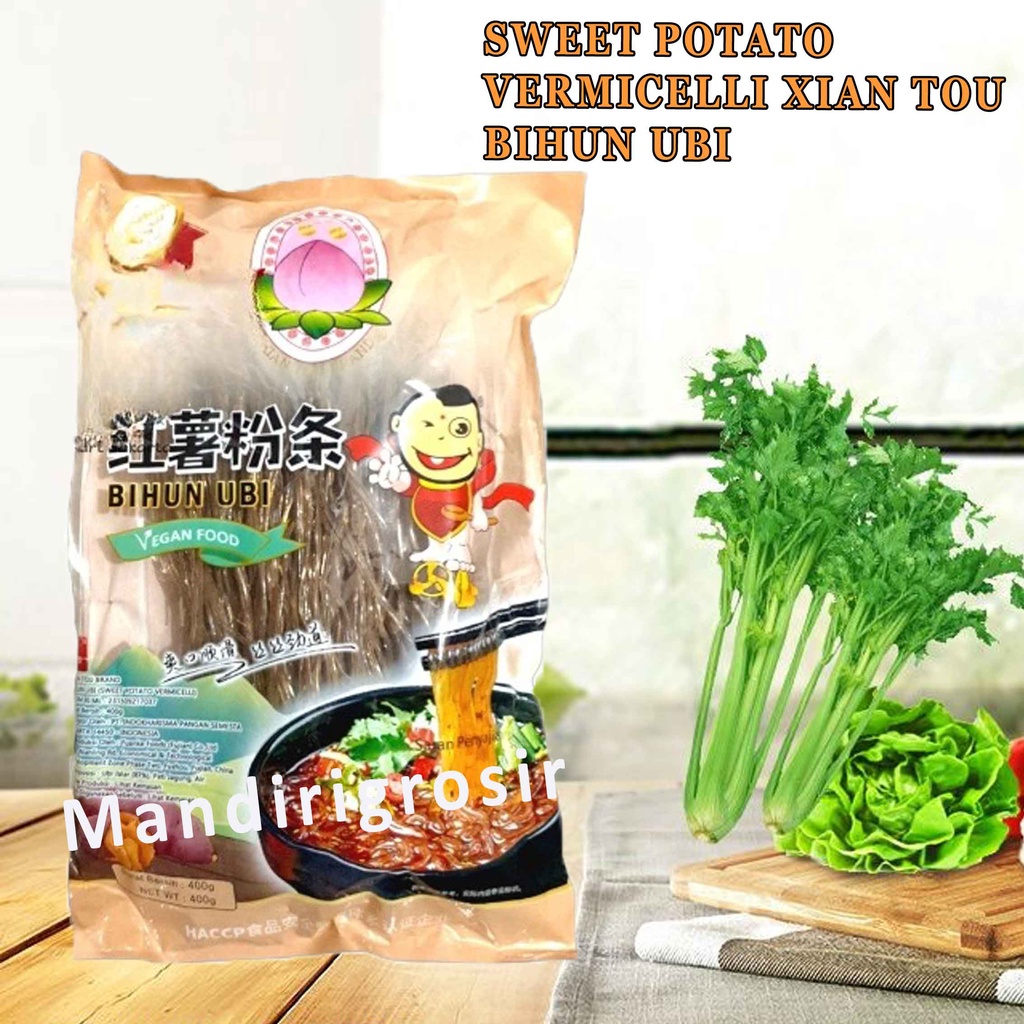 Vermicelli Xian Tou* Sweet Potato* Bihun Ubi* 400g